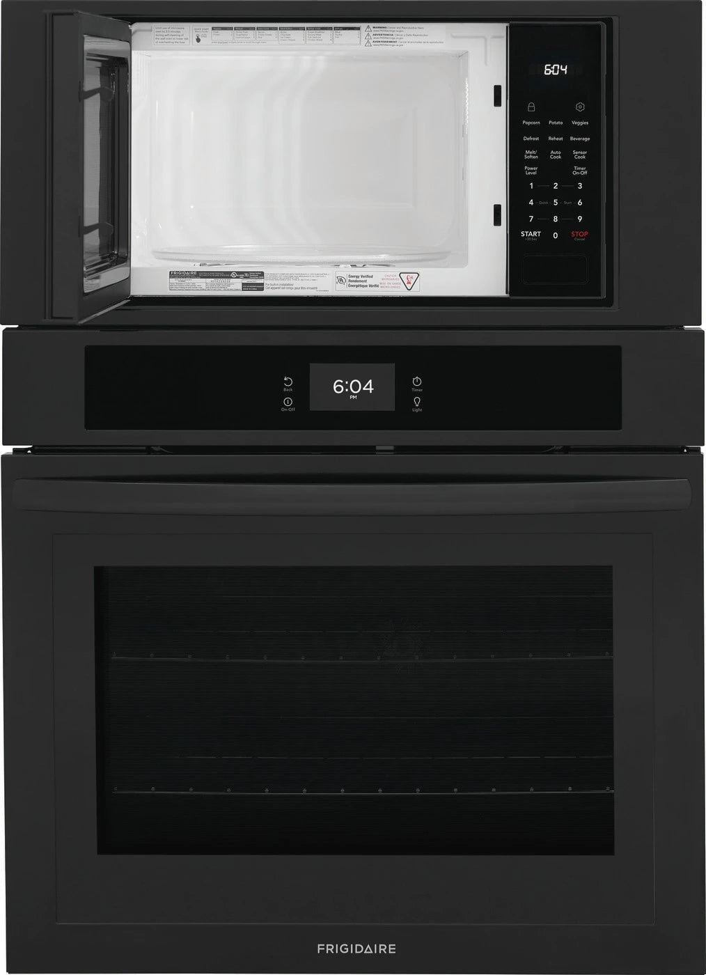 Frigidaire 30" Electric Wall Oven and Microwave Combination - (FCWM3027AB) - FRIGIDAIRE