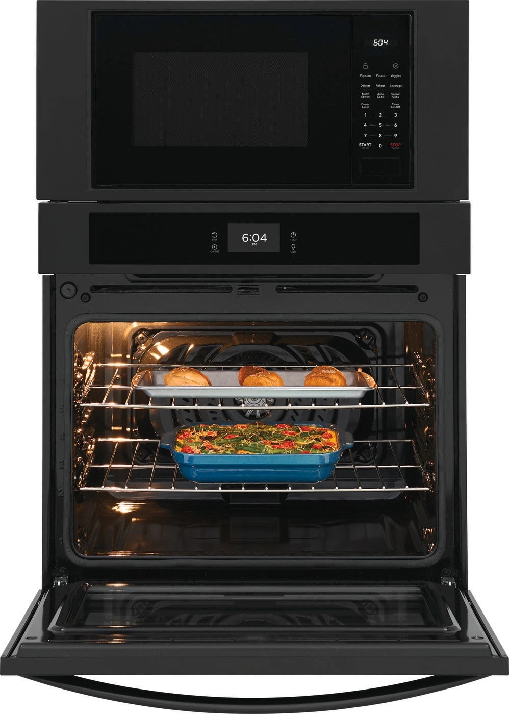 Frigidaire 30" Electric Wall Oven and Microwave Combination - (FCWM3027AB) - FRIGIDAIRE