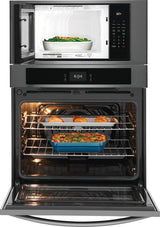 Frigidaire 30" Electric Wall Oven and Microwave Combination - (FCWM3027AD) - FRIGIDAIRE