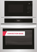 Frigidaire 30" Electric Wall Oven and Microwave Combination - (FCWM3027AS) - FRIGIDAIRE