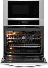 Frigidaire 30" Electric Wall Oven &amp; Microwave Combination with Air Fry &amp; Convection, Stainless Steel - FCWM3030AS