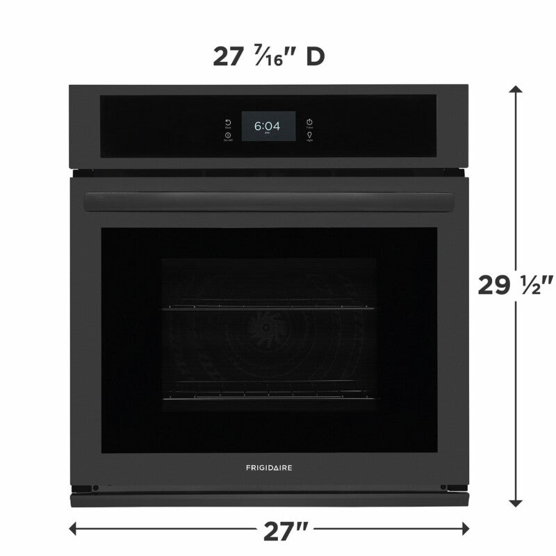 Frigidaire 27" Single Electric Wall Oven with Fan Convection - (FCWS2727AB) - FRIGIDAIRE