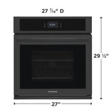Frigidaire 27" Single Electric Wall Oven with Fan Convection - (FCWS2727AS) - FRIGIDAIRE