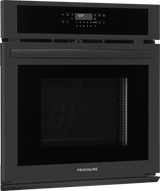 Frigidaire 27" Single Electric Wall Oven with Convection, Black - FCWS2730AB