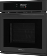 Frigidaire 27" Single Electric Wall Oven with Convection, Black - FCWS2730AB