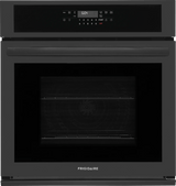 Frigidaire 27" Single Electric Wall Oven with Convection, Black - FCWS2730AB