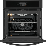 Frigidaire 27" Single Electric Wall Oven with Convection, Black - FCWS2730AB
