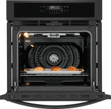 Frigidaire 27" Single Electric Wall Oven with Convection, Black - FCWS2730AB