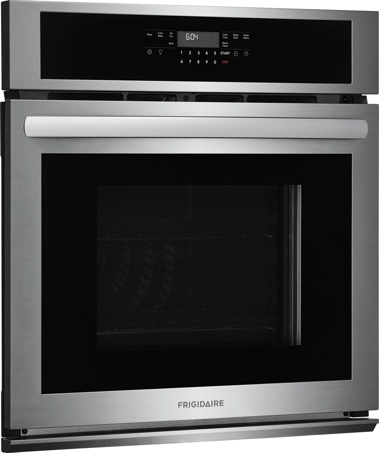 Frigidaire 27" Single Electric Wall Oven with Convection, Stainless Steel - FCWS2730AS
