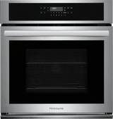 Frigidaire 27" Single Electric Wall Oven with Convection, Stainless Steel - FCWS2730AS