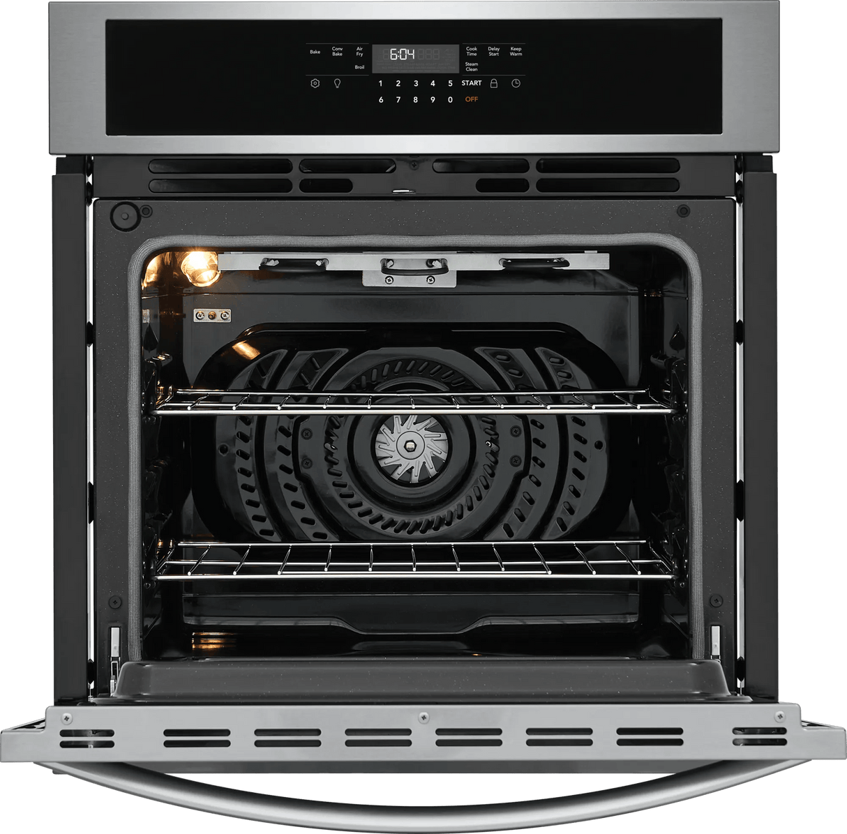 Frigidaire 27" Single Electric Wall Oven with Convection, Stainless Steel - FCWS2730AS