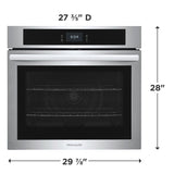 Frigidaire 30" Single Electric Wall Oven with Fan Convection - (FCWS3027AB) - FRIGIDAIRE