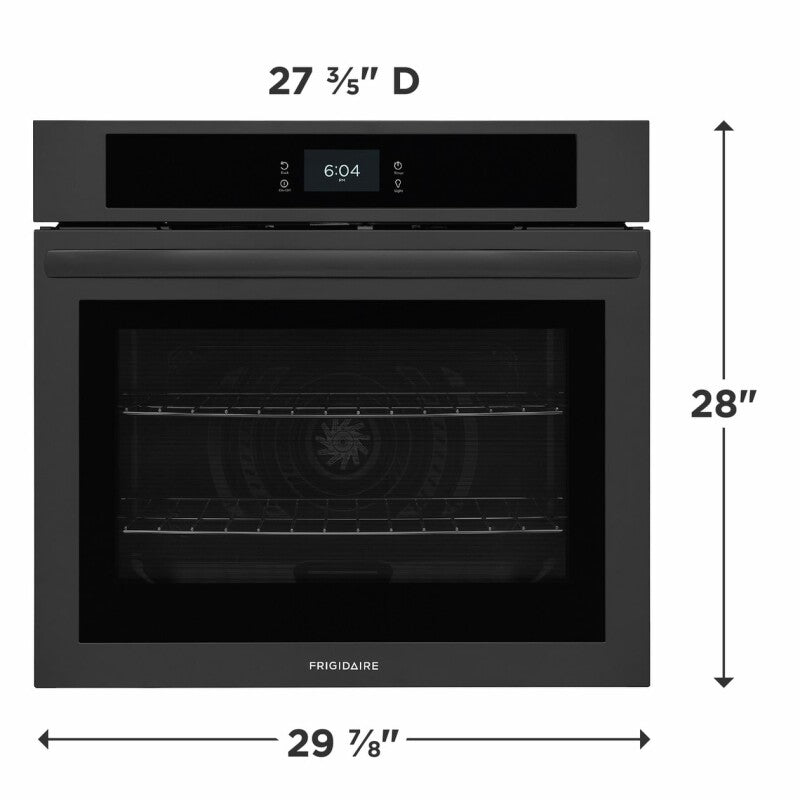 Frigidaire 30" Single Electric Wall Oven with Fan Convection - (FCWS3027AB) - FRIGIDAIRE