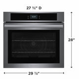 Frigidaire 30" Single Electric Wall Oven with Fan Convection - (FCWS3027AD) - FRIGIDAIRE