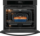 Frigidaire 30" Single Electric Wall Oven with Air Fry &amp; Convection, 5.3 Cu. Ft., Black - FCWS3030AB