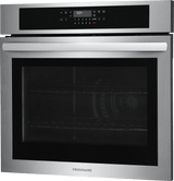 Frigidaire 30" Single Electric Wall Oven with Air Fry &amp; Convection, 5.3 Cu. Ft., Stainless Steel - FCWS3030AS