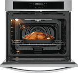 Frigidaire 30" Single Electric Wall Oven with Air Fry &amp; Convection, 5.3 Cu. Ft., Stainless Steel - FCWS3030AS
