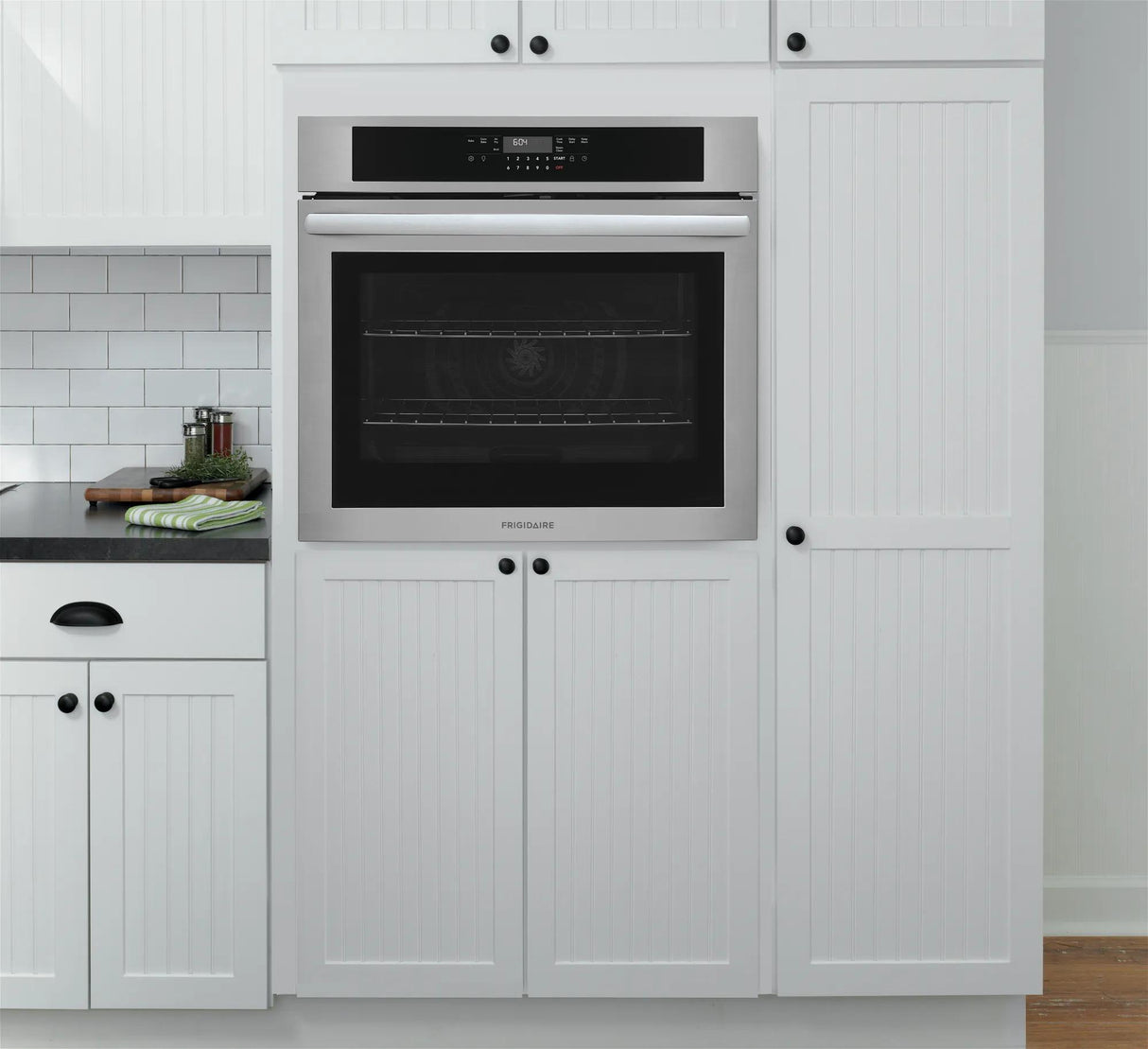 Frigidaire 30" Single Electric Wall Oven with Air Fry &amp; Convection, 5.3 Cu. Ft., Stainless Steel - FCWS3030AS