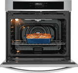 Frigidaire 30" Single Electric Wall Oven with Air Fry &amp; Convection, 5.3 Cu. Ft., Stainless Steel - FCWS3030AS