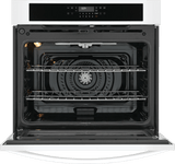 Frigidaire 30" Single Electric Wall Oven with Air Fry &amp; Convection, 5.3 Cu. Ft., White - FCWS3030AW