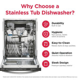Frigidaire 24" Built-In Dishwasher with EvenDry(TM) System - (FDSH4501AS) - FRIGIDAIRE