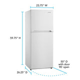 Avanti 10.0 cu. ft. Apartment Size Refrigerator - (FF10B0W) - AVANTI
