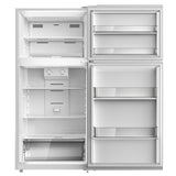 14.2 Cu. Ft. Two Door Frost Free / Glass Shelves / Removable Door Bins / Gallon Door Storage / Reversible Doors - (FF14D0W4) - AVANTI