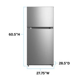 14.2 Cu. Ft. Two Door Frost Free / Glass Shelves / Removable Door Bins / Gallon Door Storage / Reversible Doors - (FF14D3S4)