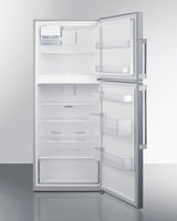 SUMMIT 28" Wide Top Mount Refrigerator-Freezer With Icemaker - (FF1514SSIM)