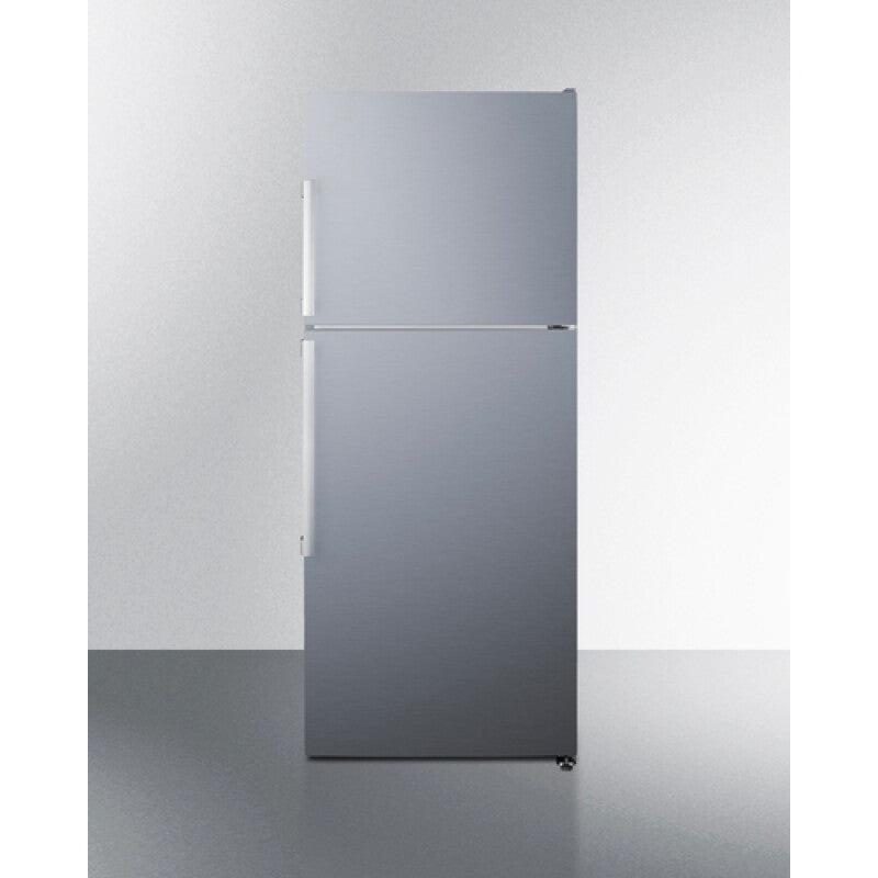 SUMMIT 28" Wide Top Mount Refrigerator-Freezer With Icemaker - (FF1514SSIM)