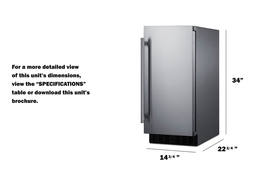 15" Wide Built-in All-refrigerator - (FF1532BCSS)