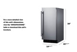 15" Wide Built-in All-refrigerator - (FF1532BCSS)