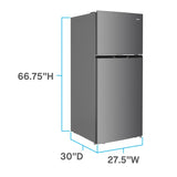 17.6 cu. ft. Frost Free Apartment Size Refrigerator - (FF18B3S) - AVANTI