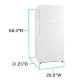18 cu.ft. Apartment Size Refrigerator - (FF18D0W4) - AVANTI