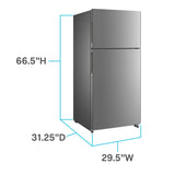 18 cu.ft. Apartment Size Refrigerator - (FF18D0W4) - AVANTI
