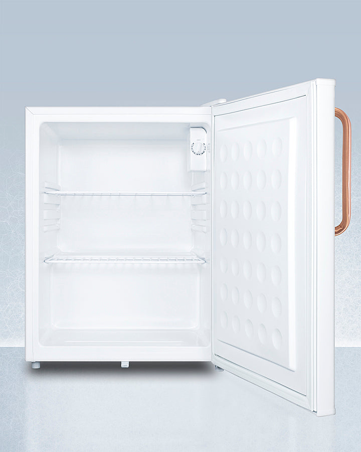 Compact All-refrigerator With Antimicrobial Pure Copper Handle - (FF28LWHTBC)