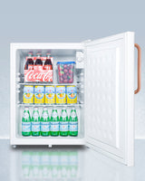 Compact All-refrigerator With Antimicrobial Pure Copper Handle - (FF28LWHTBC)