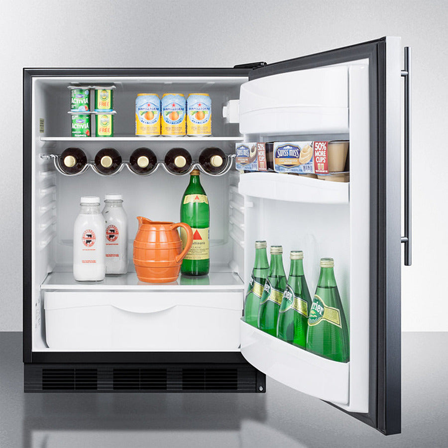 24" Wide Built-in All-refrigerator, ADA Compliant - (FF63BKBISSHVADA)