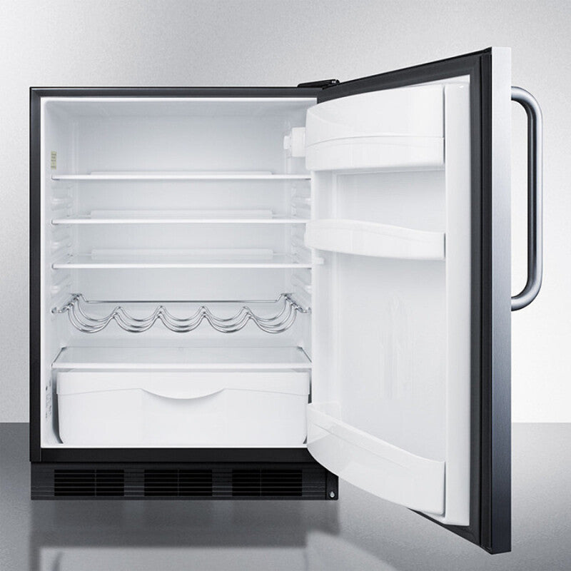 24" Wide Built-in All-refrigerator, ADA Compliant - (FF63BKBISSTBADA)