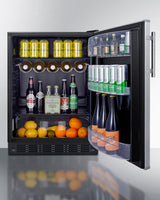 24" Wide All-refrigerator, ADA Compliant - (FF6BK2SSADA) - SUMMIT