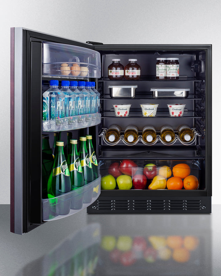 24" Wide All-refrigerator, ADA Compliant (panel Not Included) - (FF6BK2SSIFADALHD) - SUMMIT
