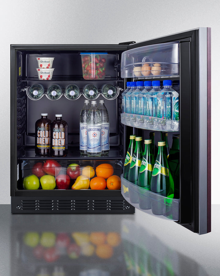 24" Wide All-refrigerator, ADA Compliant (panel Not Included) - (FF6BK2SSIFADA) - SUMMIT