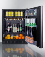 24" Wide All-refrigerator, ADA Compliant (panel Not Included) - (FF6BK2SSIFADA) - SUMMIT