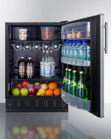 24" Wide All-refrigerator - (FF6BK2SSRS) - SUMMIT
