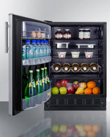 24" Wide All-refrigerator - (FF6BK2SSRSLHD) - SUMMIT