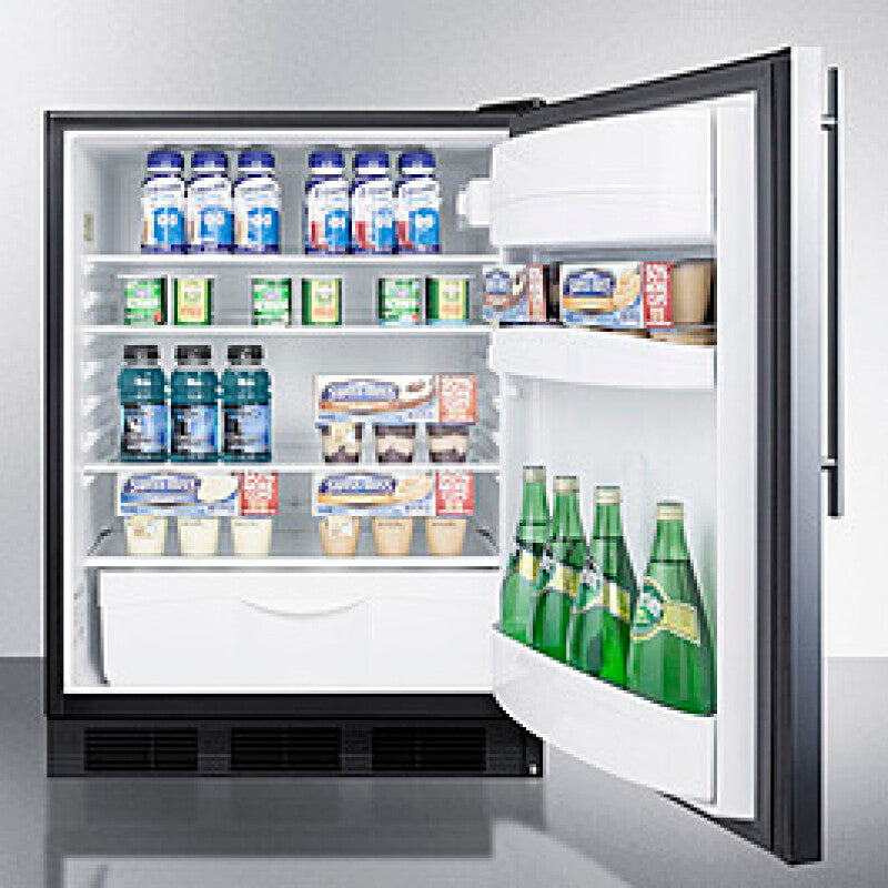 24" Wide All-refrigerator - (FF6BKSSHV)