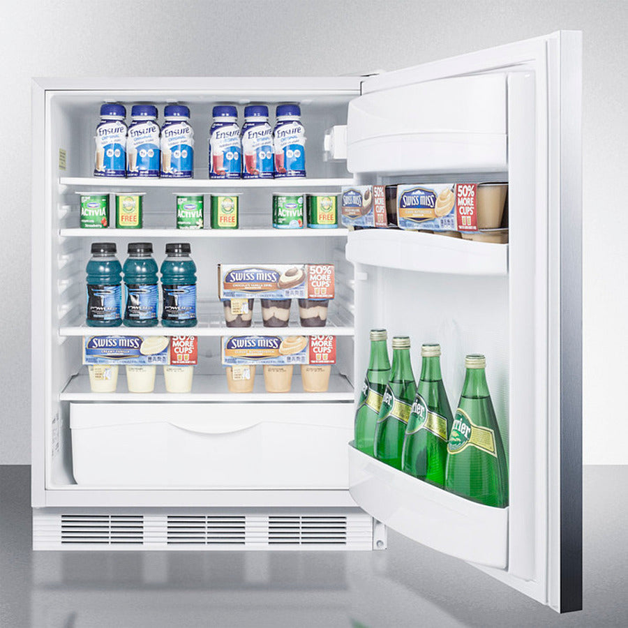 24" Wide All-refrigerator, ADA Compliant - (FF6LW7SSHHADA)