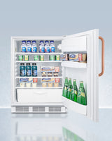 24" Wide Built-in All-refrigerator With Antimicrobial Pure Copper Handle, ADA Compliant - (FF6LWBI7TBCADA)