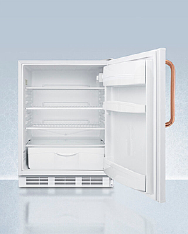 24" Wide Built-in All-refrigerator With Antimicrobial Pure Copper Handle, ADA Compliant - (FF6LWBI7TBCADA)