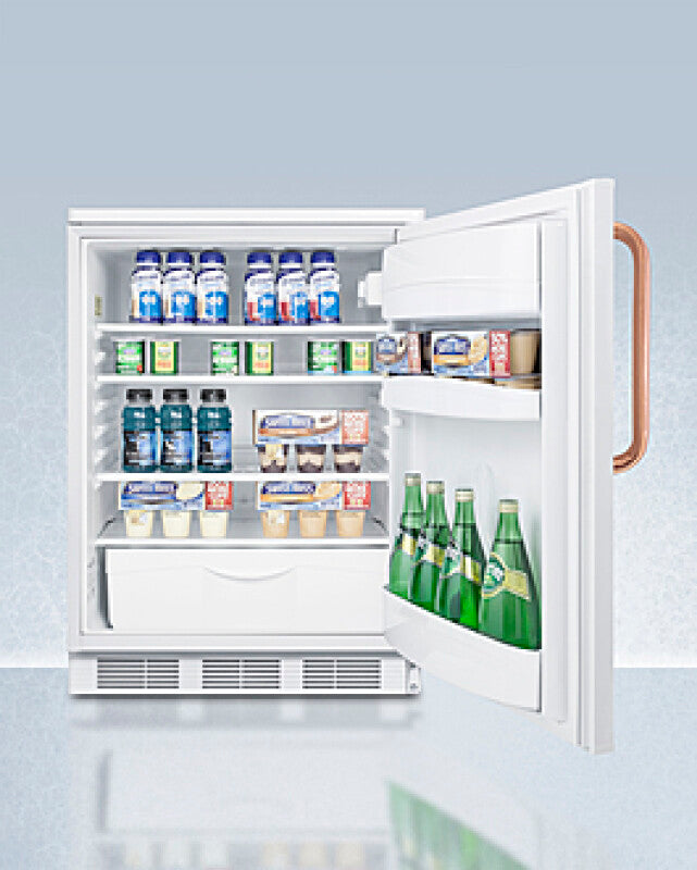 24" Wide All-refrigerator With Antimicrobial Pure Copper Handle - (FF6LWTBC)